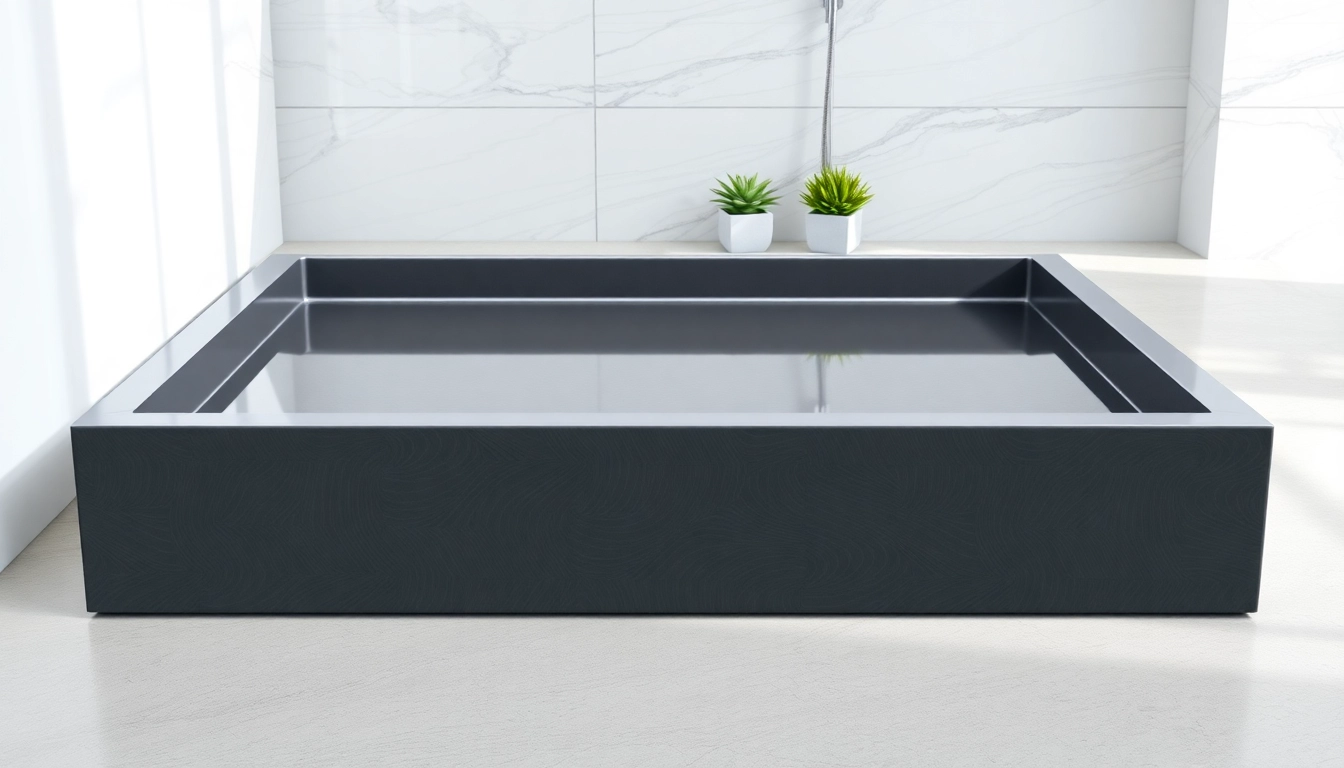 Showcase of an 800 x 800 shower base in a modern bathroom with elegant design features.