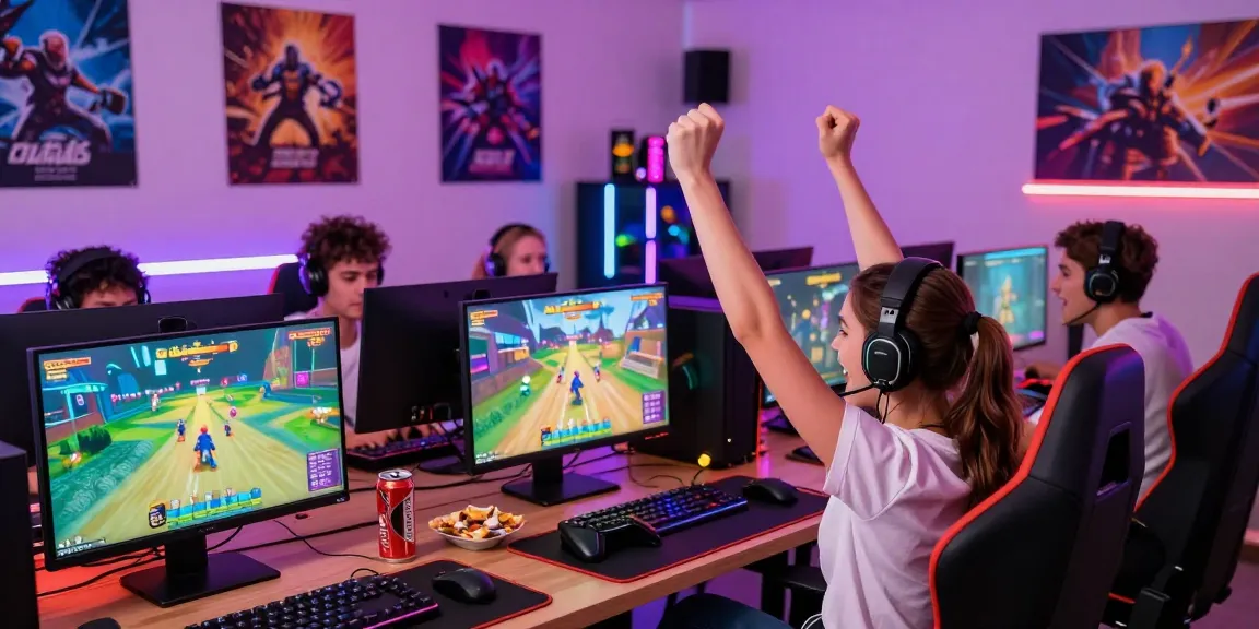 Exciting multiplayer gaming scene featuring players enjoying rokok88 obstacle challenges.