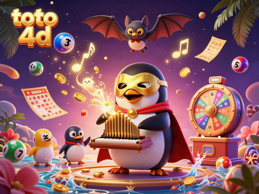 Experience thrilling action in toto 4d with colorful lottery balls and a magical casino atmosphere.