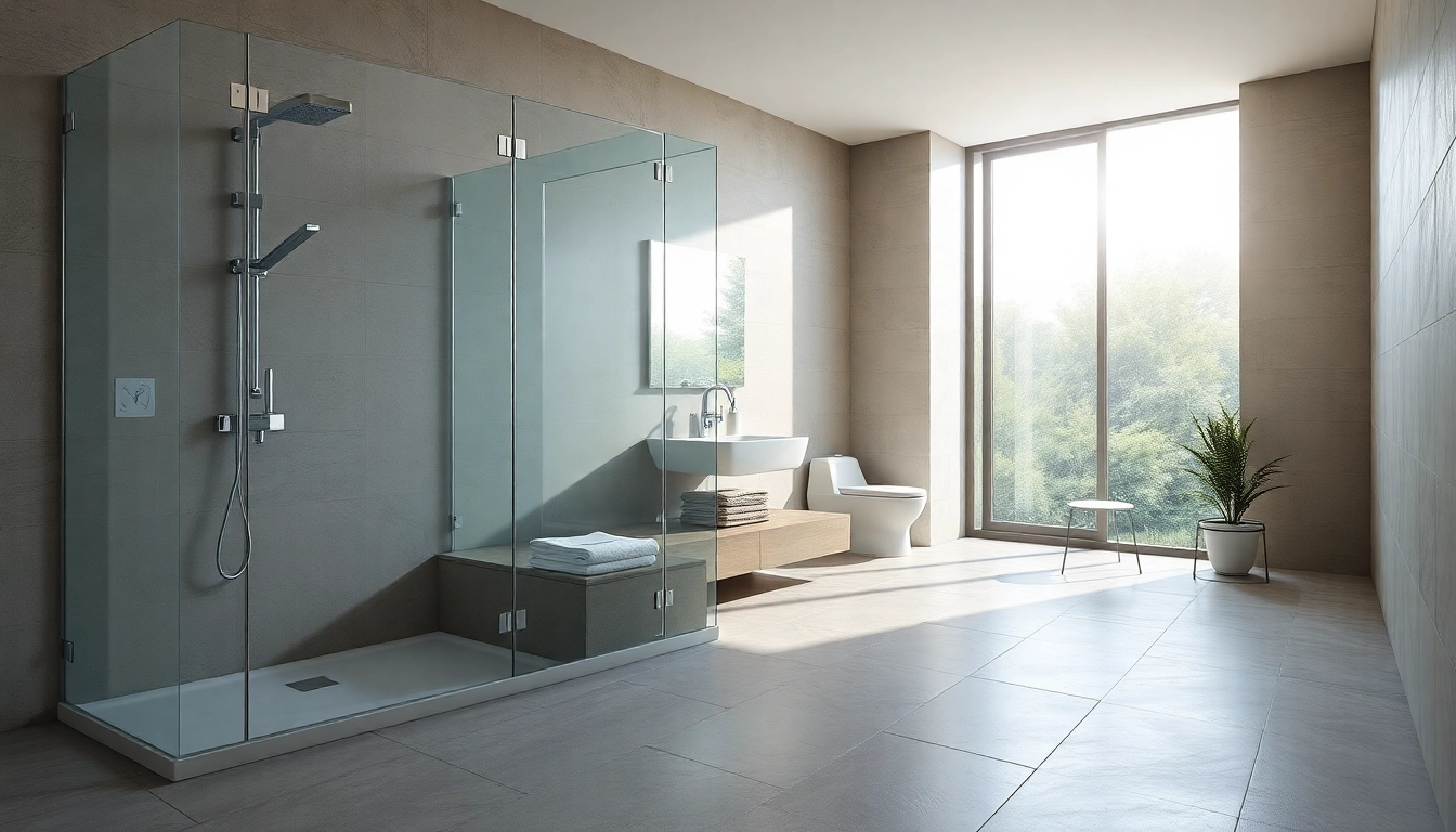 Erleben Sie die elegante sonni Duschkabine in einem modernen Badezimmer mit zeitgemäßem Design.