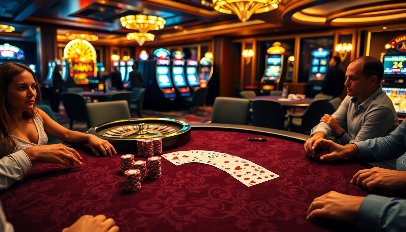 Exciting poker action with f168.tools as players compete over colorful chips and cards.