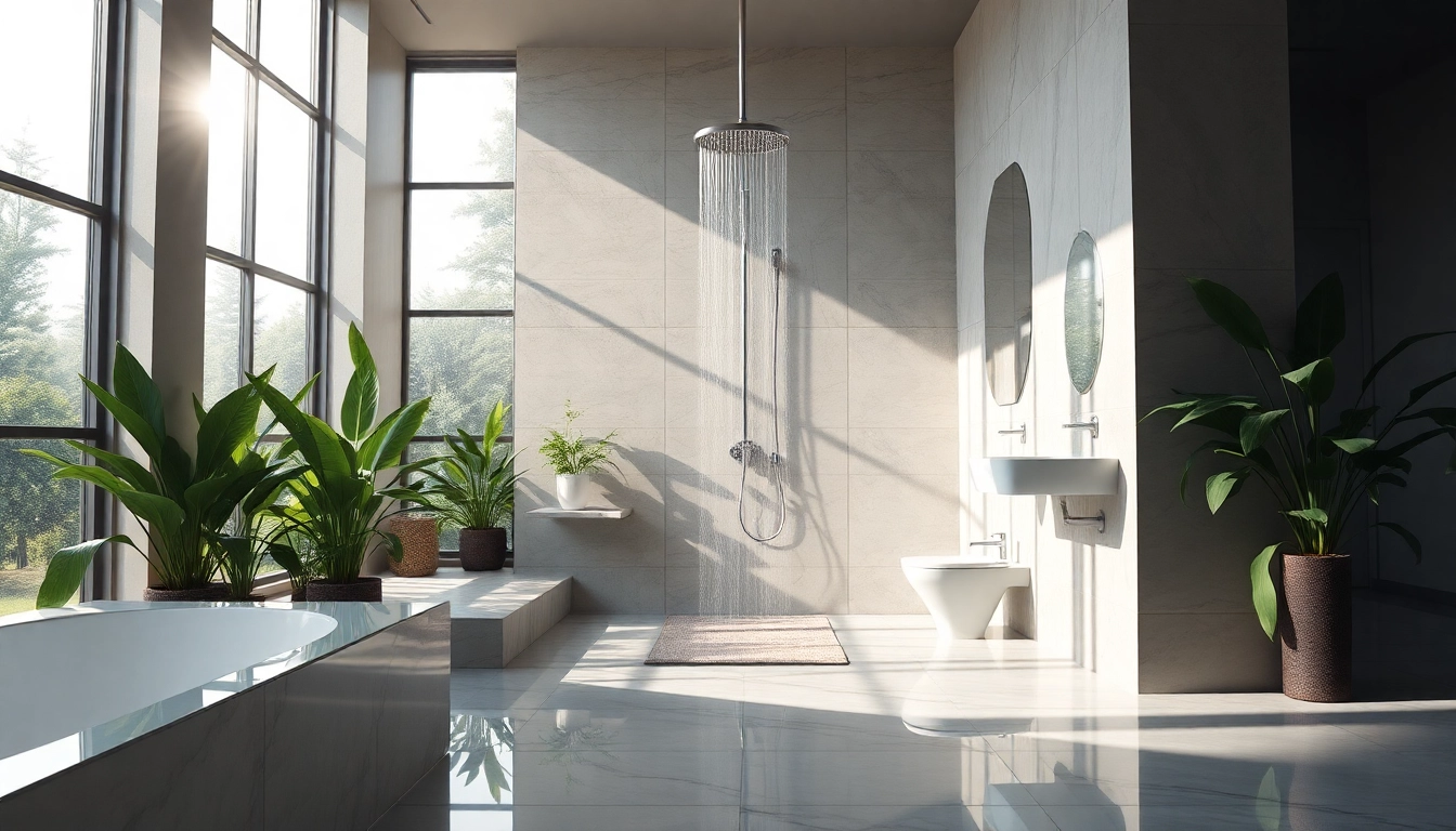 Experience the luxury of elegant showers au in a beautifully designed bathroom setting.