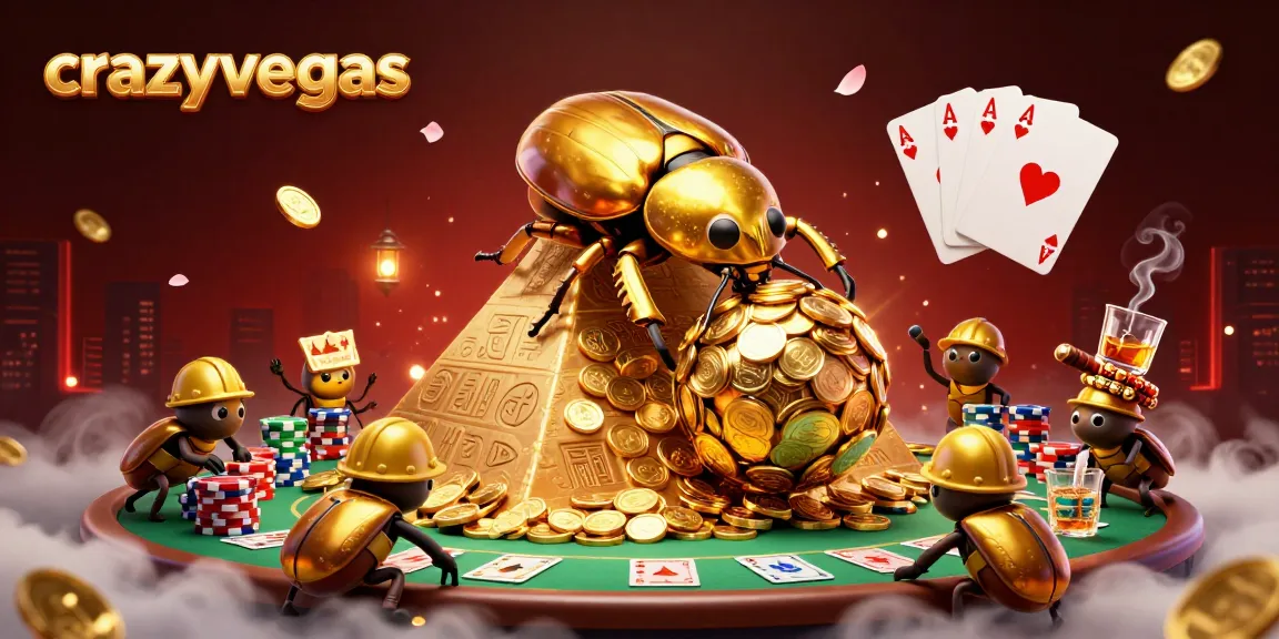 Relish fast payouts at crazyvegas online casinos with golden beetles and poker action!