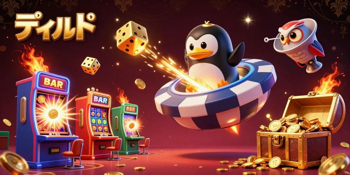 Spin the slots and enjoy the thrill of ディルド gaming with vibrant visuals and energetic casino elements.