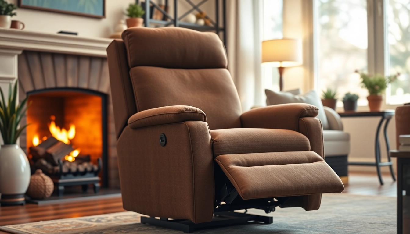 Relaxing in a lay flat power lift recliner, designed for comfort and mobility support.