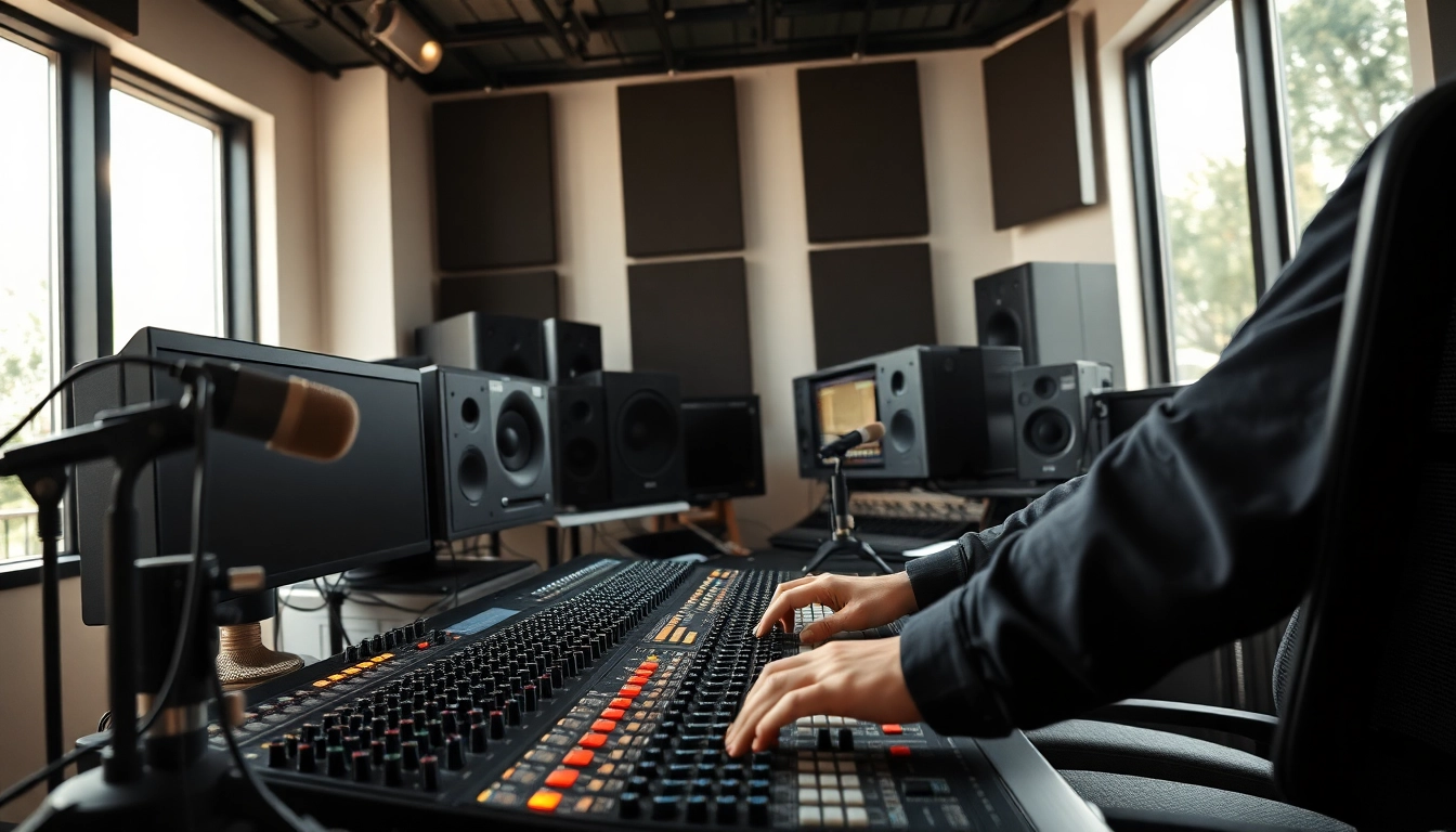 Enhance your sound with expert online mastering services in a professional studio setting.