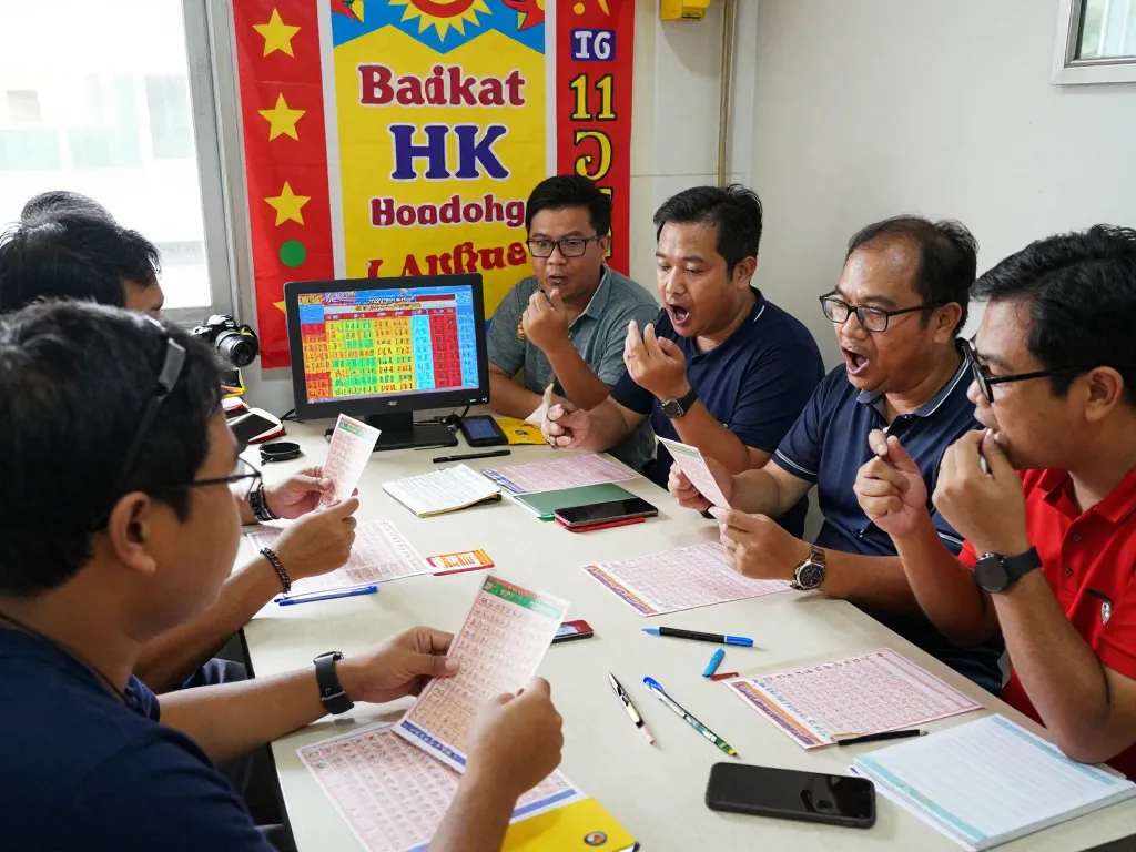 Para pemain lotere menganalisis hasil Data HK bersama-sama, menunjukkan kegembiraan dan komunitas dalam Togel Hongkong.