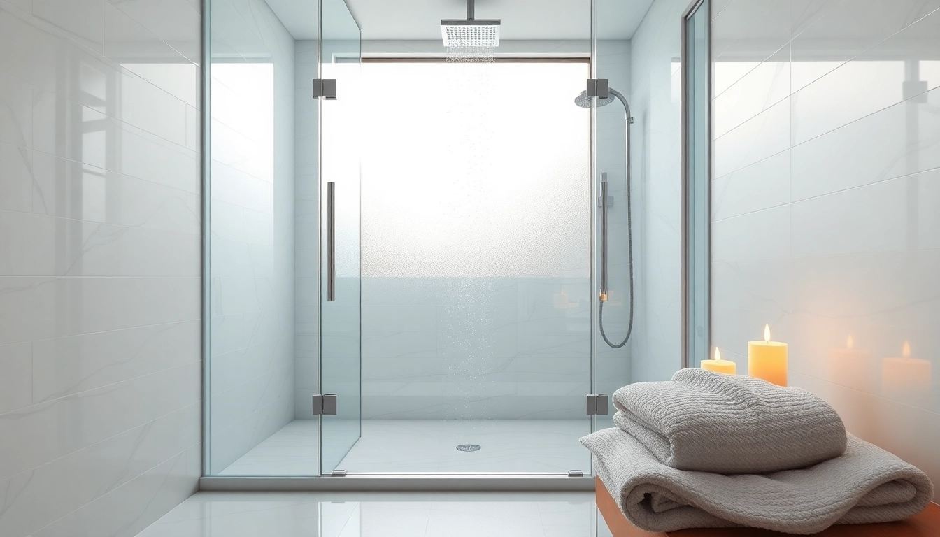 Experience elegant showers au in a luxurious bathroom featuring sleek designs and tranquil ambiance.